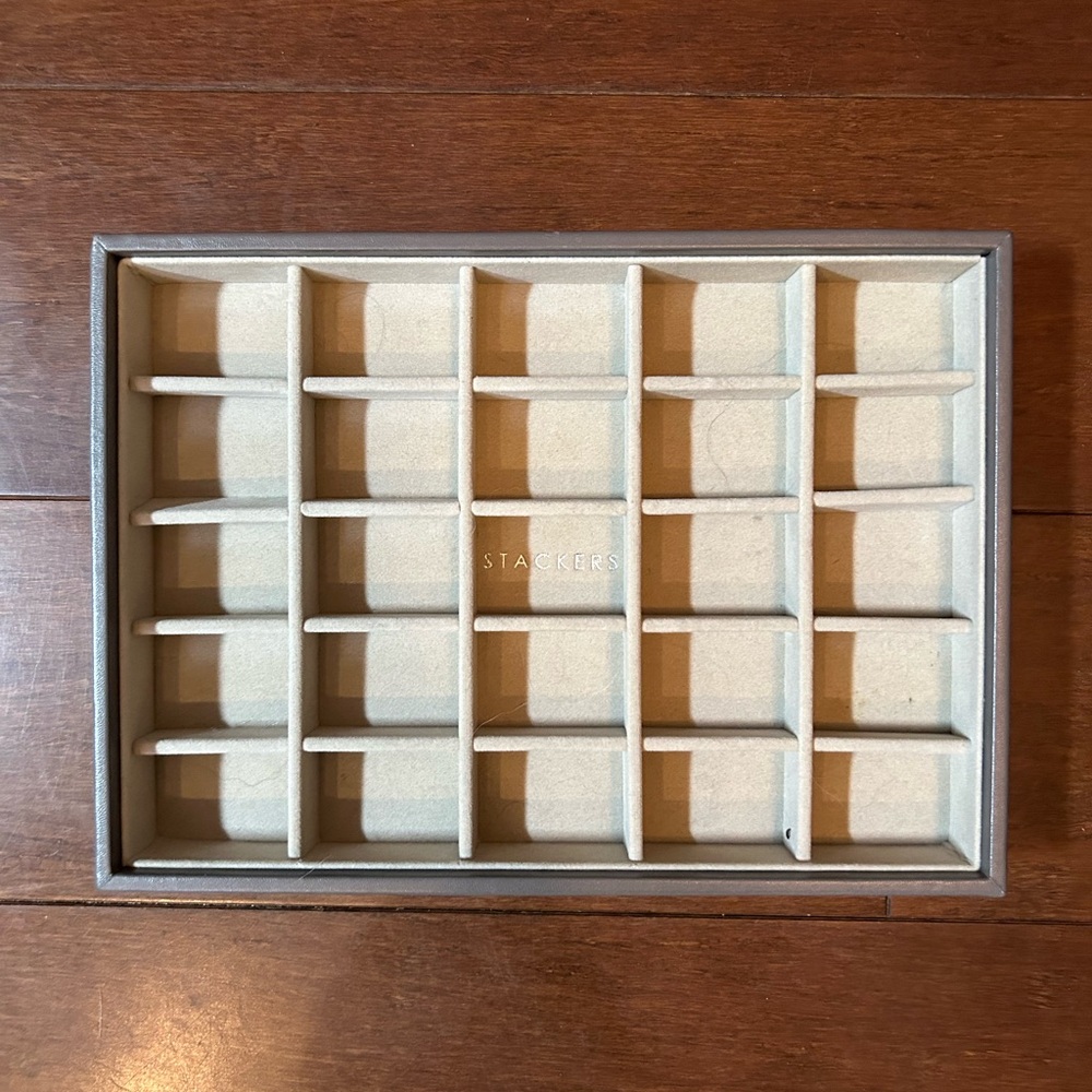Stackers Grey Jewelry Organizer Tray